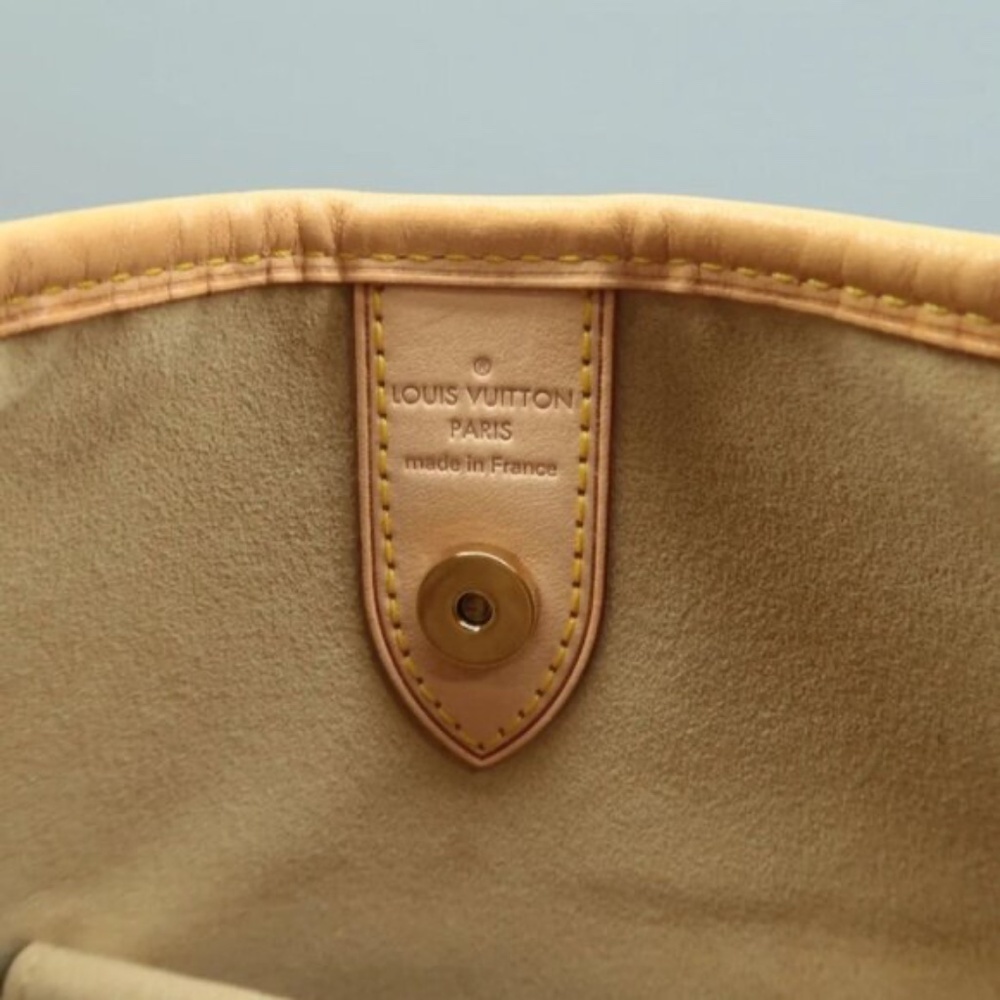 100% Authentic Louis Vuitton Galliera White Damier Azur Canvas Shoulder Bag - Picture 11 of 13